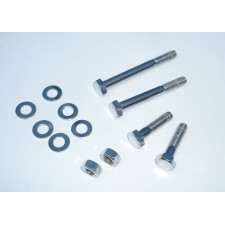 ŘÍDÍTKA - SADA ŠROUBŮ K UCHYCENÍ K BRÝLÍM - JAWA 350/634 - CHROMOVANÉ